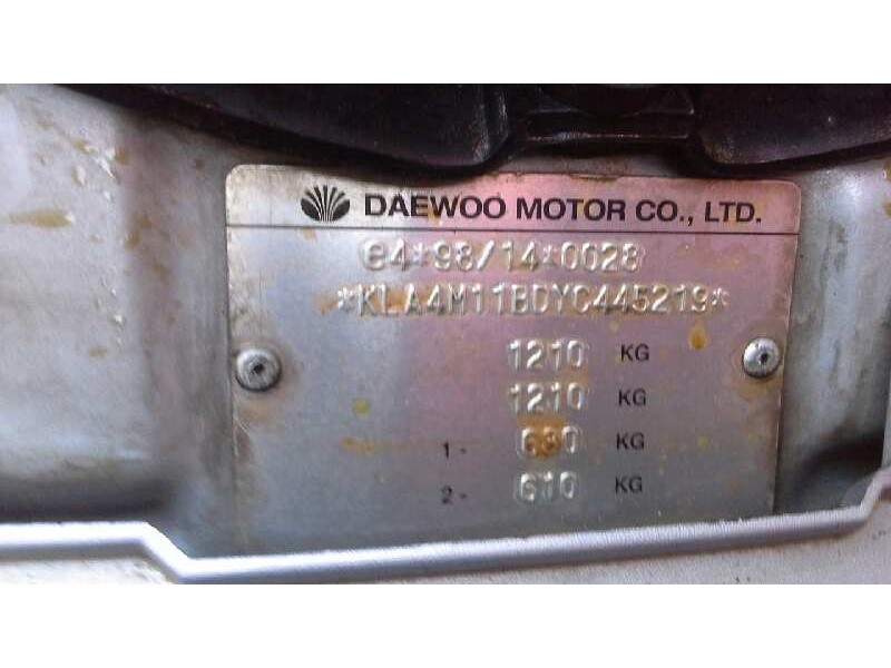 daewoo matiz del año 2000