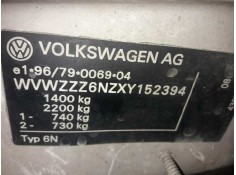 volkswagen polo berlina (6n1) del año 1999 2