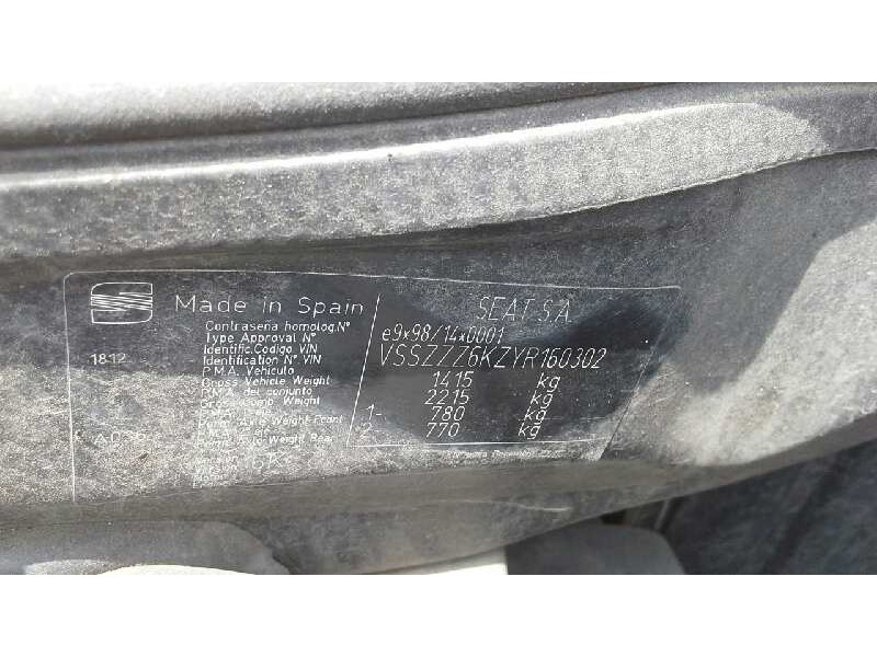 seat ibiza (6k1) del año 2000