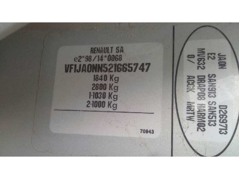 renault scenic (ja..) del año 2000