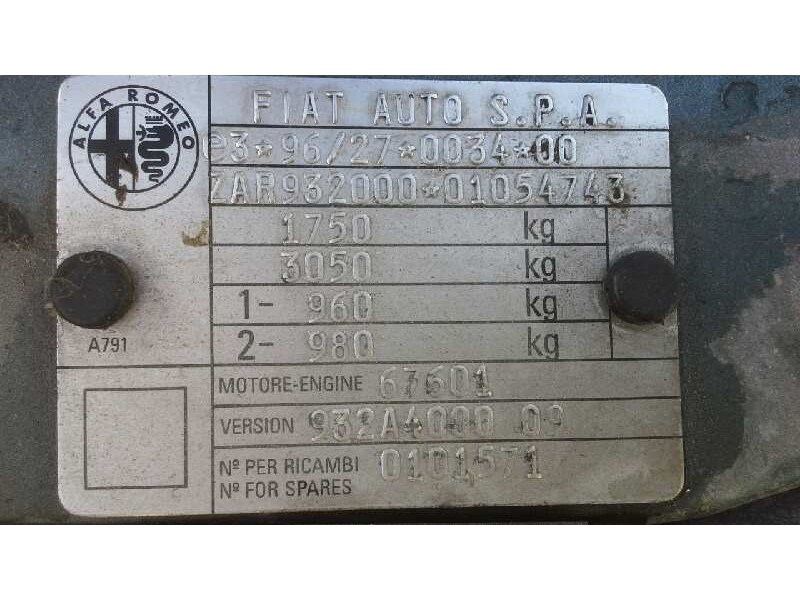 alfa romeo 156 (116) del año 1998