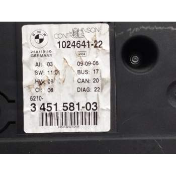 Recambio de cuadro instrumentos para bmw x3 (e83) turbodiesel cat referencia OEM IAM   