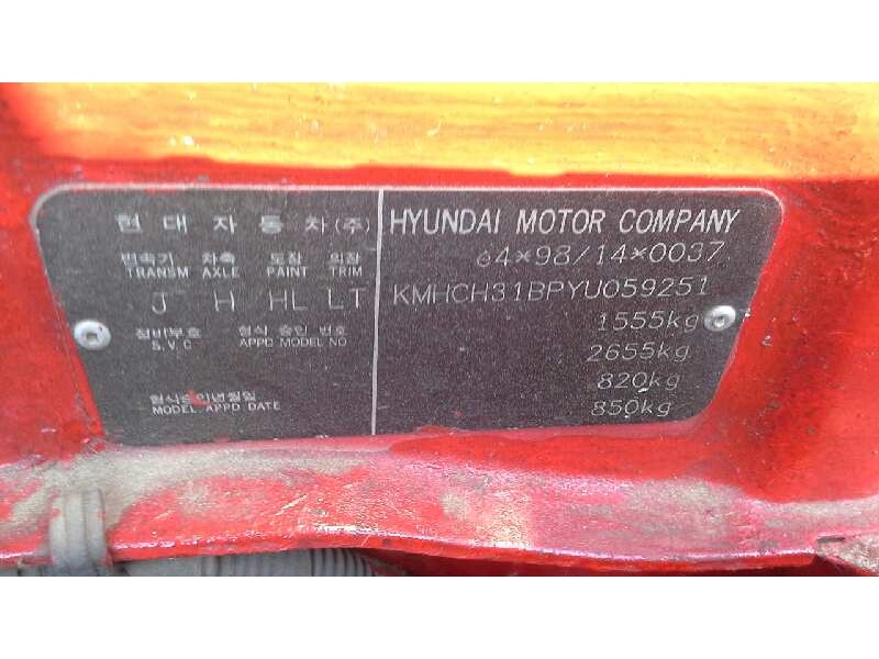 hyundai accent (lc) del año 2000