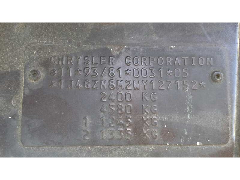 jeep gr.cherokee (zj)/(z) del año 1999