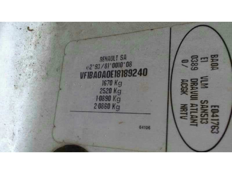 renault megane i berlina hatchback (ba0) del año 1998