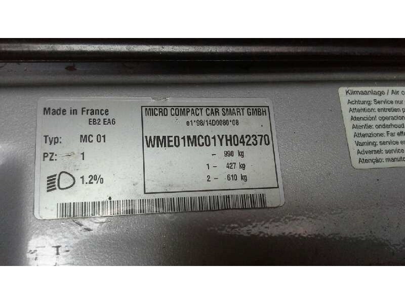 smart cabrio del año 2000