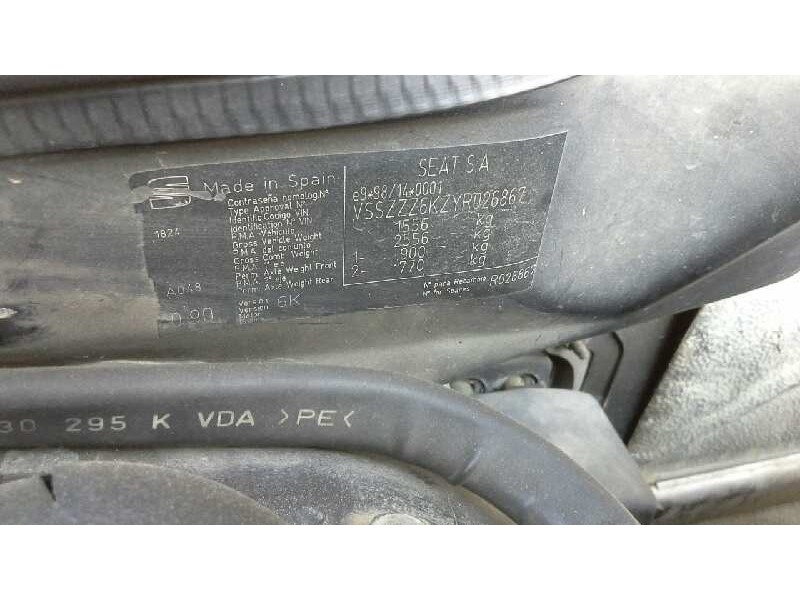 seat ibiza (6k1) del año 1999