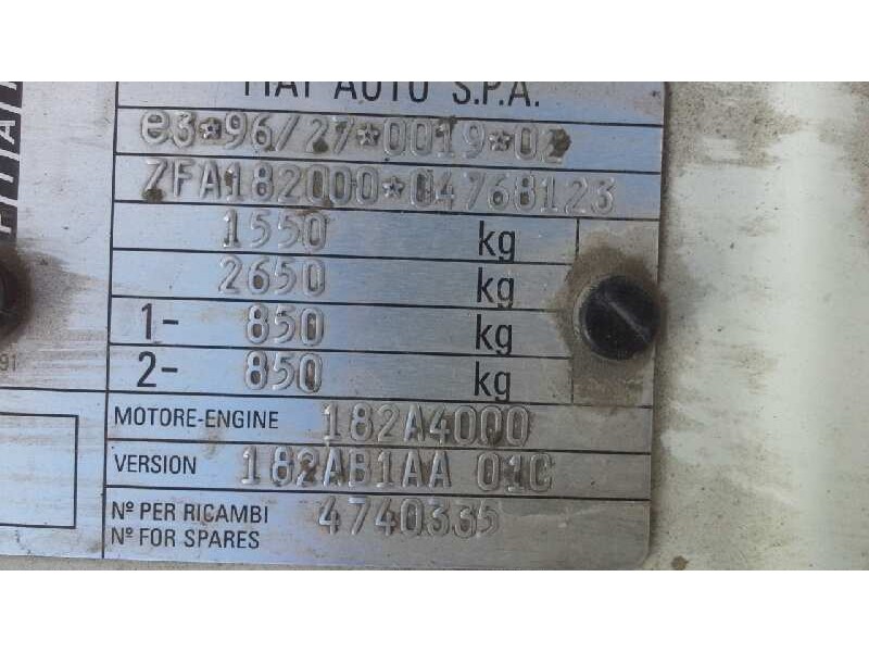 fiat bravo (182) del año 1999