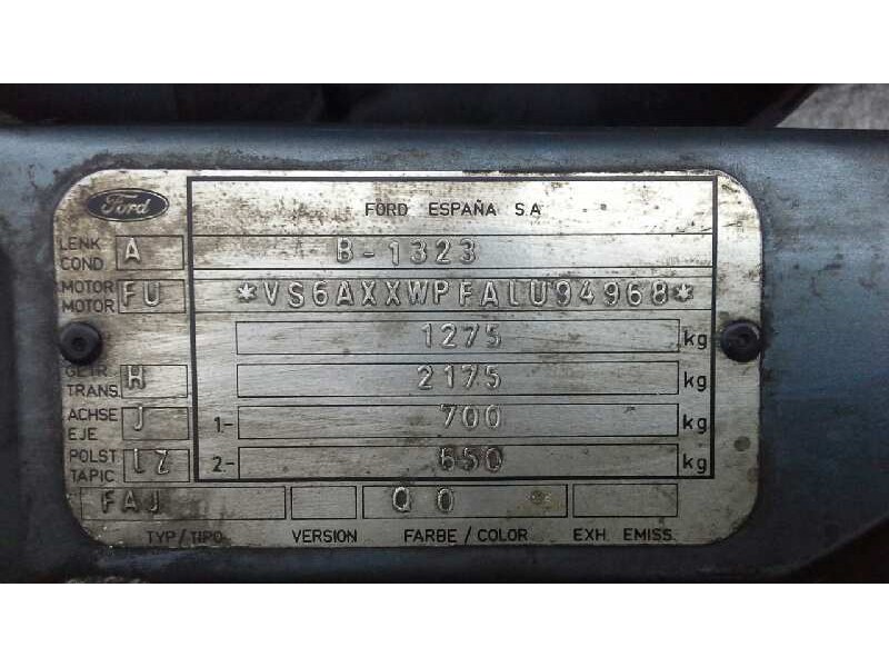 ford fiesta berl./courier del año 1990