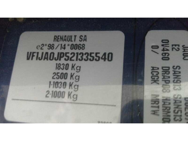 renault megane i scenic (ja0) del año 2000