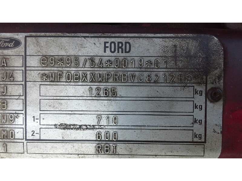 ford ka (ccq) del año 1998