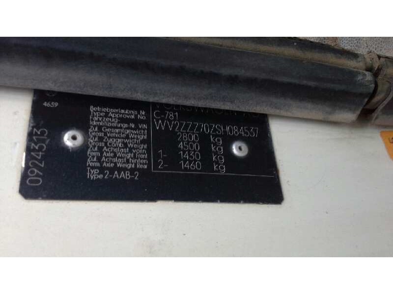 volkswagen t4 transporter/furgoneta (mod. 1991) del año 1995