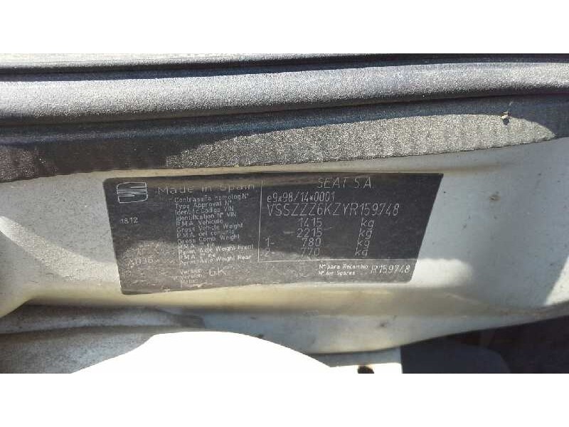 seat ibiza (6k1) del año 2000