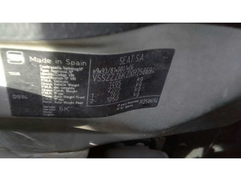 seat ibiza (6k) del año 1999