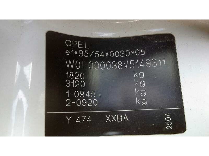 opel vectra b berlina del año 1997