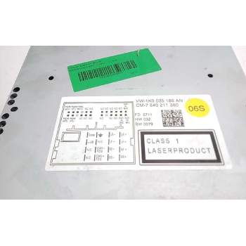 Recambio de pantalla multifuncion para volkswagen golf vi (5k1) referencia OEM IAM 1K0035186AN  