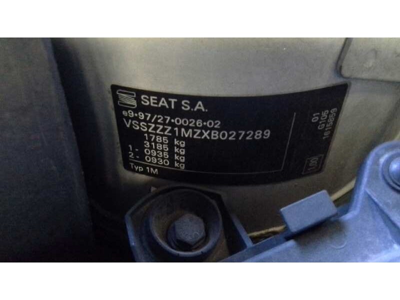 seat toledo (1m2) del año 1999