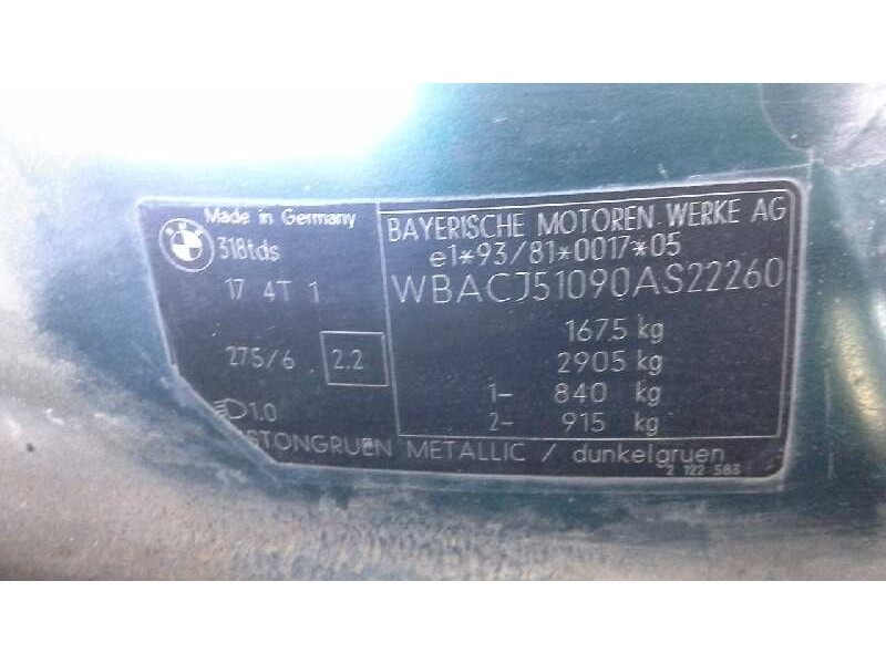 bmw serie 3 compacto (e36) del año 1998