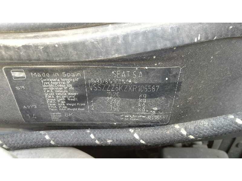 seat ibiza (6k) del año 1998