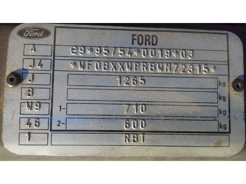 ford ka (ccq) del año 1998