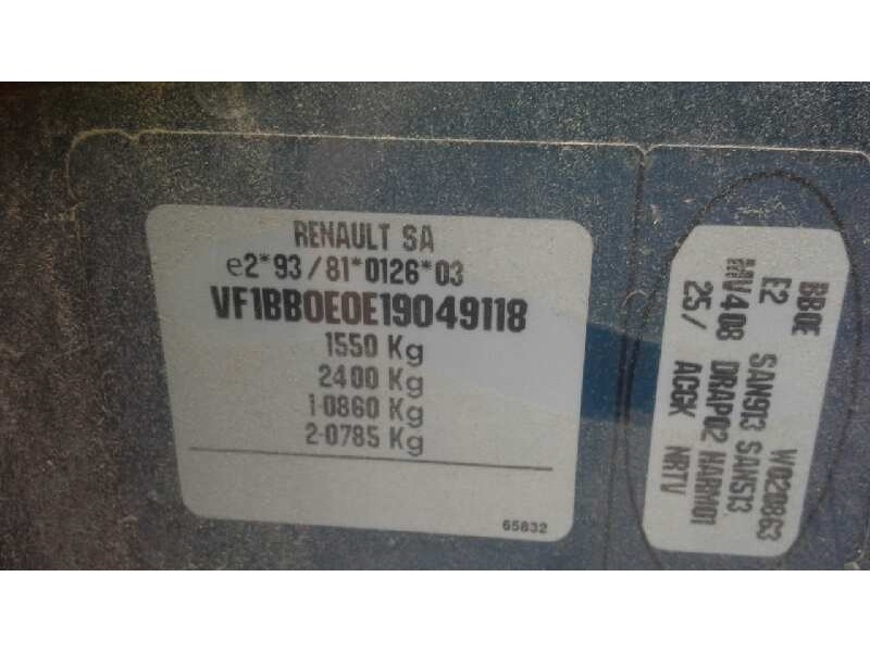 renault clio i fase i+ii (b/c57) del año 1998