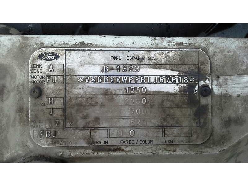 ford fiesta berl./courier del año 1990