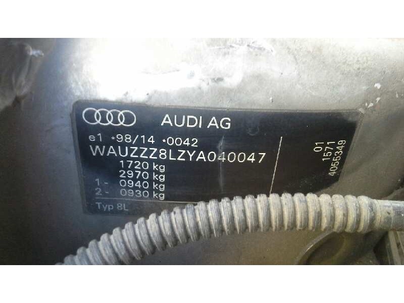 audi a3 (8l) del año 1999