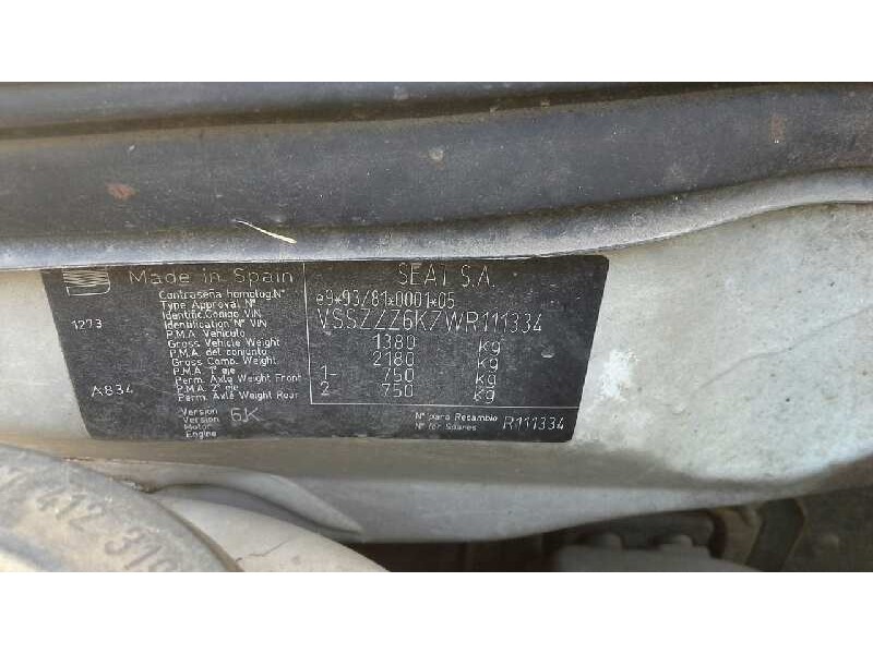 seat ibiza (6k) del año 1998