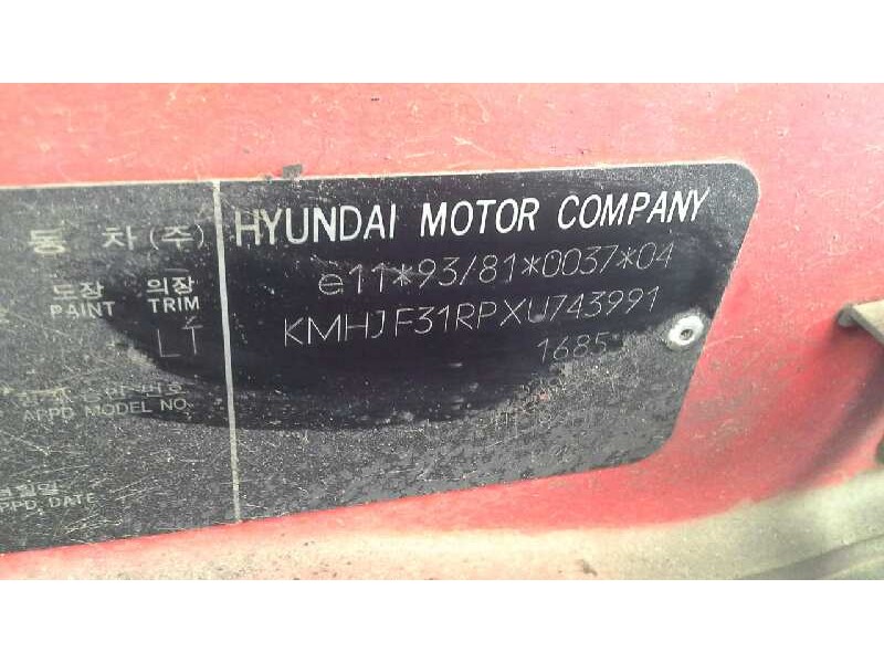 hyundai lantra berlina (rd) del año 1999