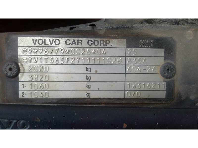 volvo s80 berlina del año 1999