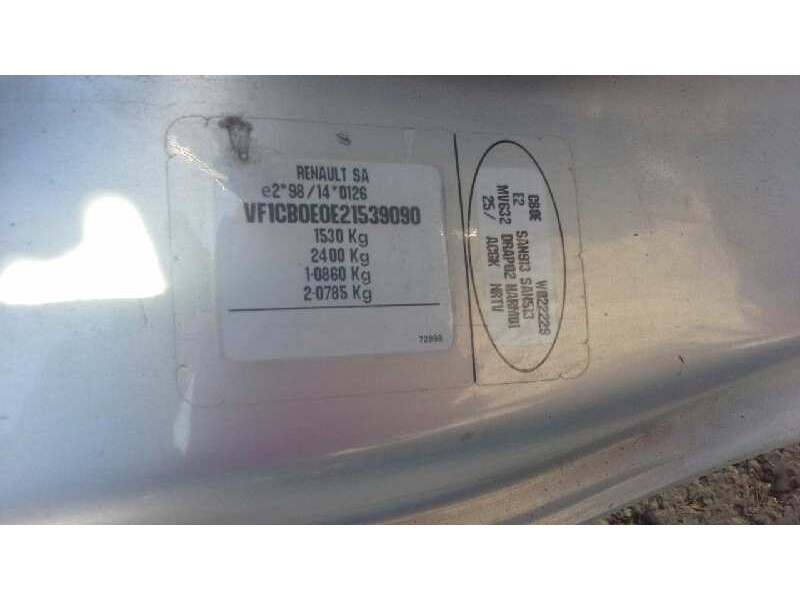 renault clio ii fase i (b/cbo) del año 1999