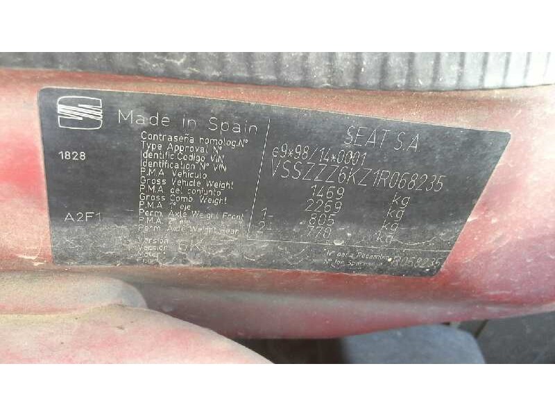 seat ibiza (6k1) del año 2000