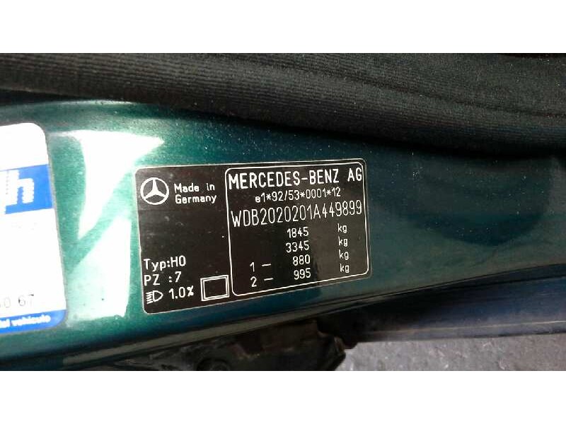 mercedes-benz clase c (w202) berlina del año 1996