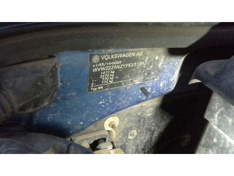 volkswagen polo berlina (6n2) del año 2000