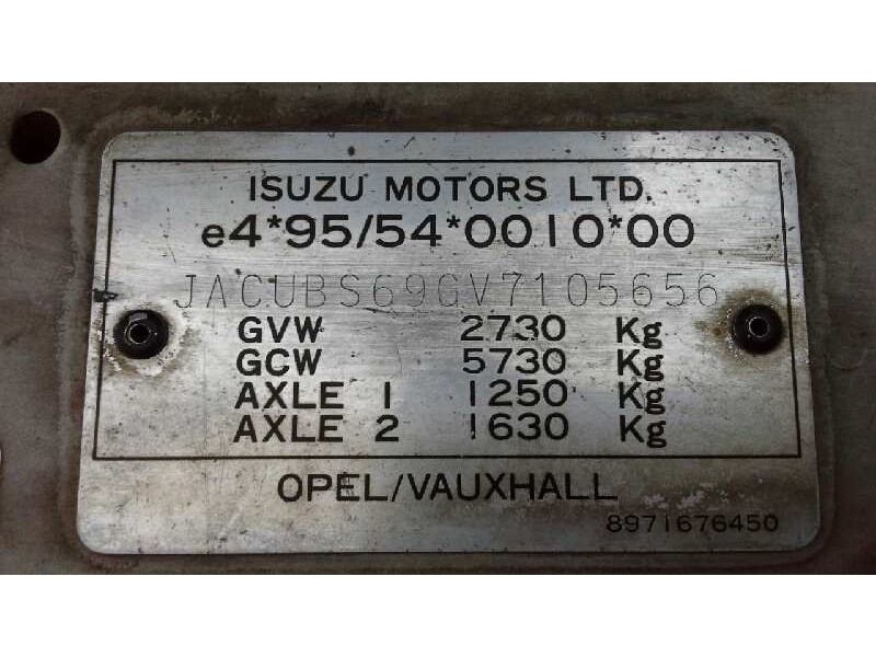 opel monterey del año 1997