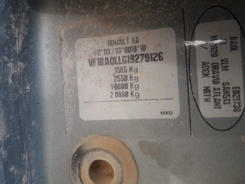 renault megane i berlina hatchback (ba0) del año 1998