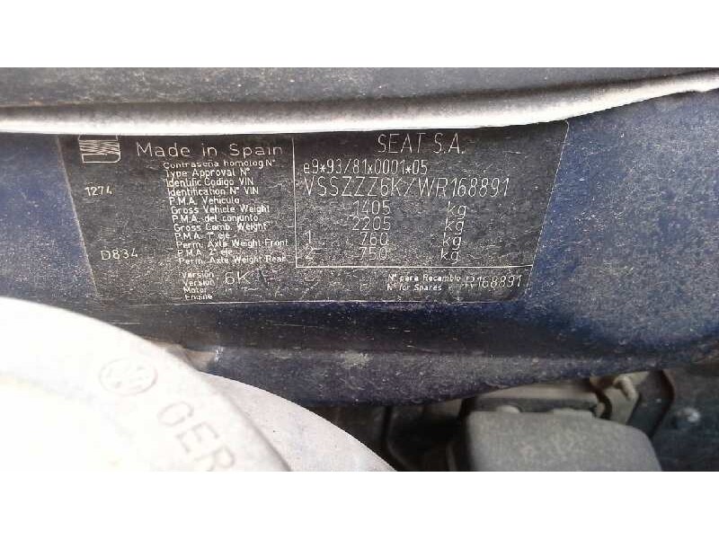 seat ibiza (6k) del año 1998