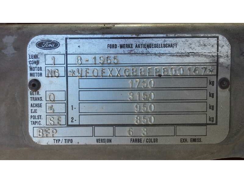 ford mondeo berlina/familiar (fd) del año 1994