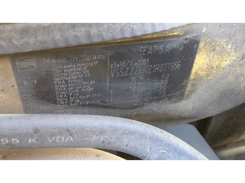 seat cordoba berlina (6k2) del año 2000