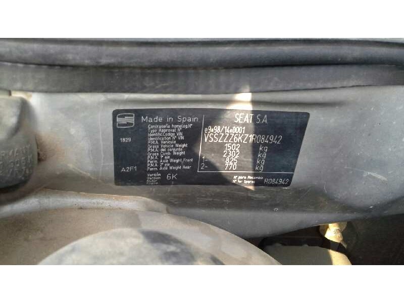 seat ibiza (6k1) del año 2000