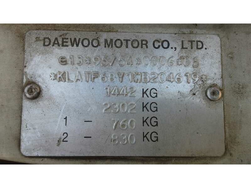 daewoo nexia del año 1998