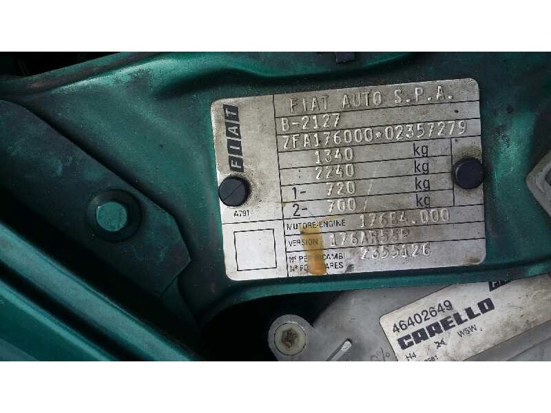 fiat punto berl. (176) del año 1996