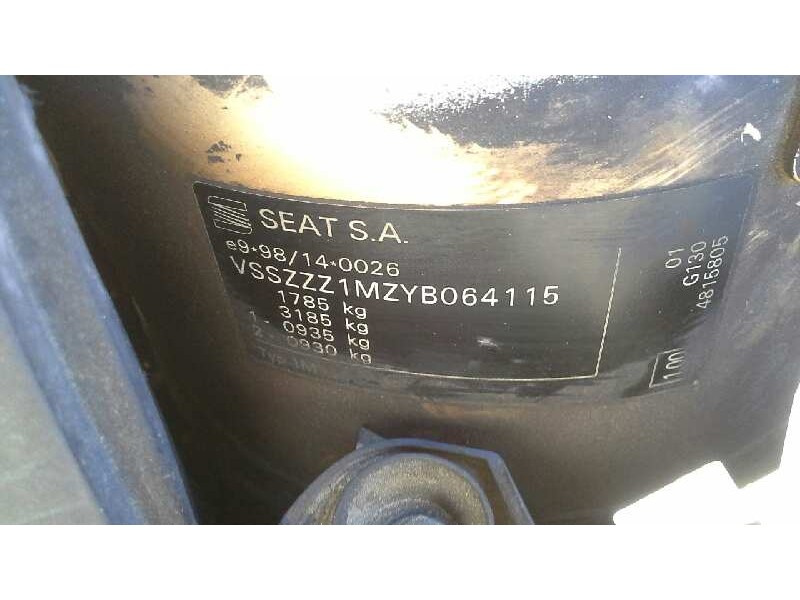 seat toledo (1m2) del año 2000