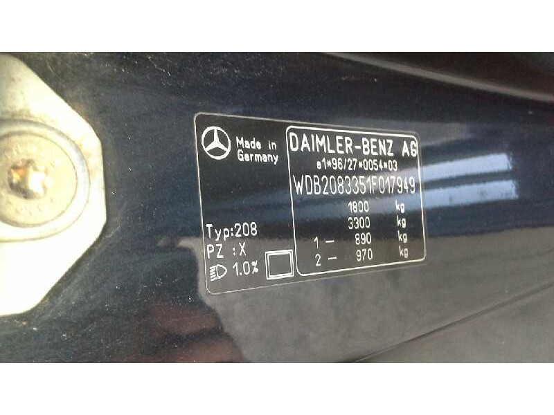 mercedes-benz clase clk (w208) coupe del año 2000