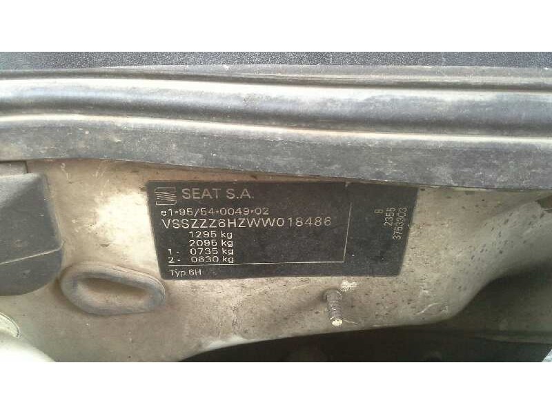 seat arosa (6h1) del año 1997