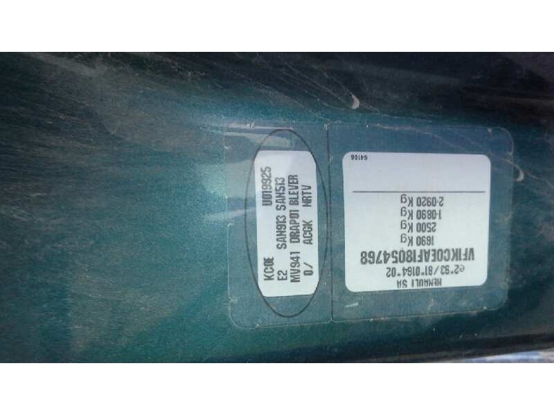 renault kangoo (f/kc0) del año 1998