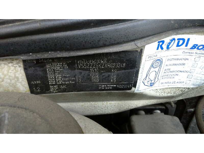 seat ibiza (6k) del año 1998