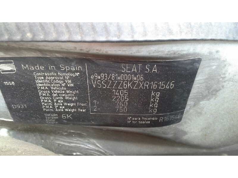 seat ibiza (6k) del año 1999
