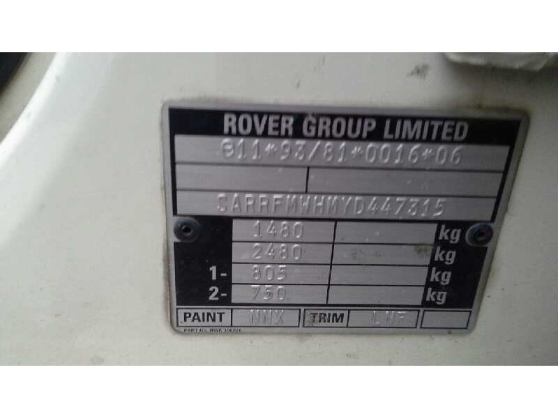 mg serie 200 (rf) del año 1999