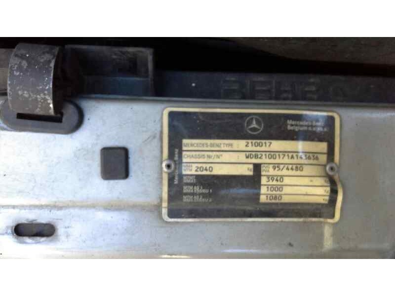 mercedes-benz clase e (w210) berlina diesel del año 1996